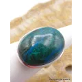 Bague Chrysocolle du Pérou ovale taille 56 - Bagues pierres naturelles