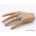 Bague pour Homme en Turquoise Mohave naturelle Bagues pierres naturelles PU40