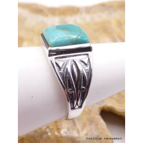 Bague pour Homme en Turquoise Mohave naturelle - Bagues pierres naturelles