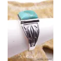 Bague pour Homme en Turquoise Mohave naturelle - Bagues pierres naturelles