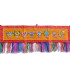 Tenture tibétaine dessus de porte Signes auspicieux Tentures tibétaines Bouddha TSA1