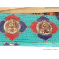 Livre de prières bouddhiste ou de moine en turquoise - Livre de prières bouddhistes