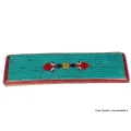 Livre de prières bouddhiste ou de moine en turquoise - Livre de prières bouddhistes