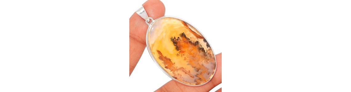 Bijoux en Agate Dendrite de Russie