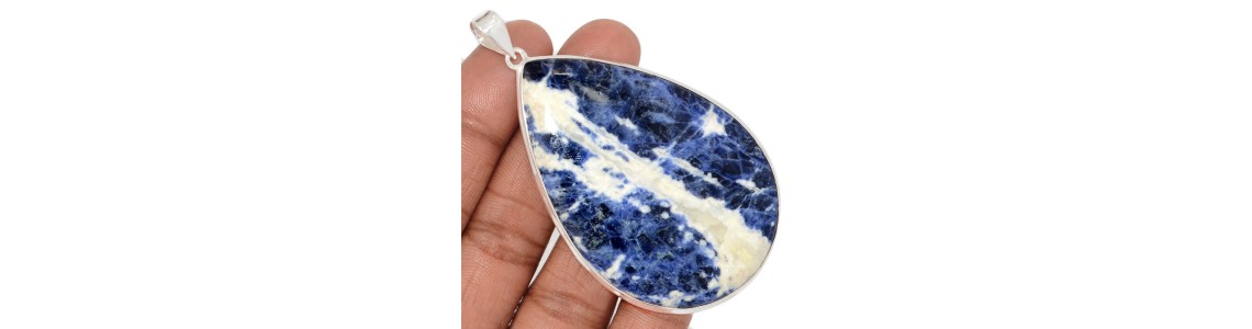 Bijoux Sodalite, propriétés en lithothérapie