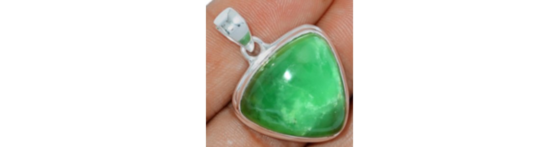 Bijoux en Chrysoprase