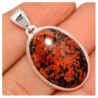 Bijoux en Obsidienne Mahogany