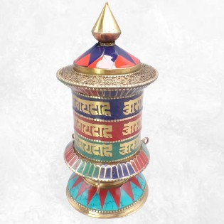 Moulin à prières tibétain de table