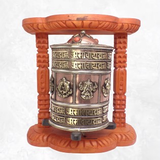 Moulin à prières tibétain mural