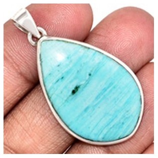 Bijoux en Aragonite Bleue