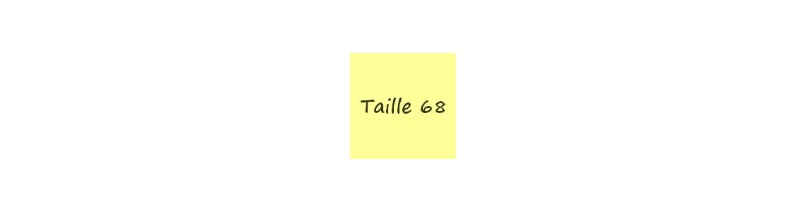 Taille 68