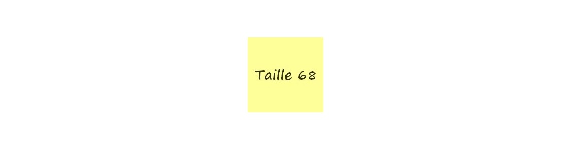 Taille 68