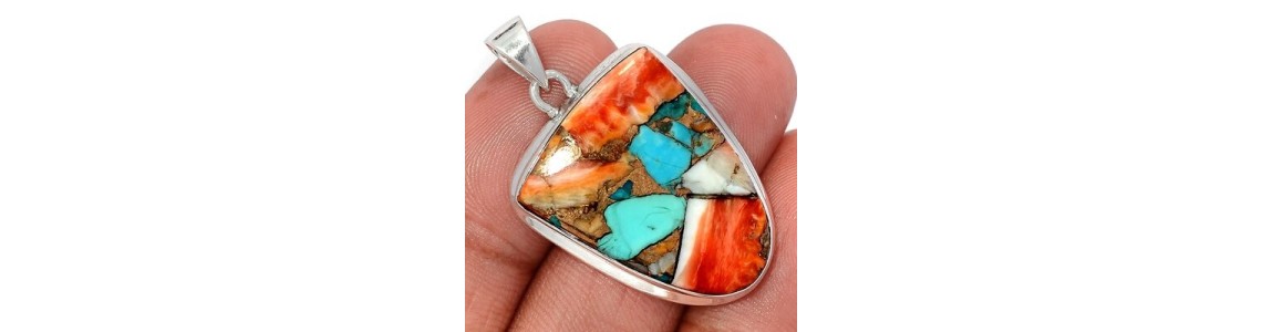 Bijoux en Turquoise Spiny Oyster