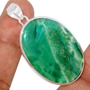 Bijoux en Mtorolite - Emeraude sur Chrysoprase