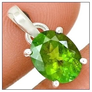 Bijoux en Tourmaline Verte