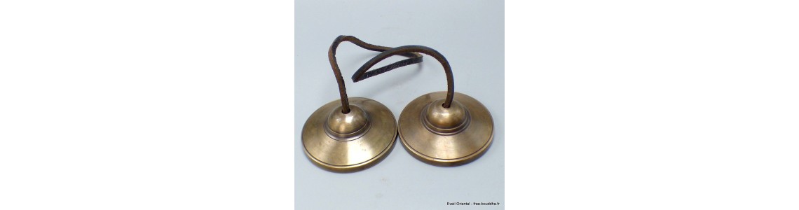 Tingsha tibétaine cymbales