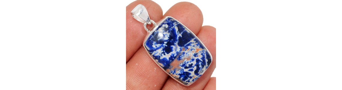 Bijoux en Sodalite Orange