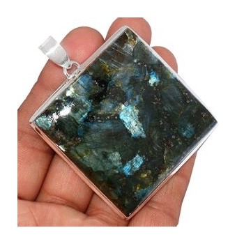 Bijoux en Pierre de Lune noire (larvikite)