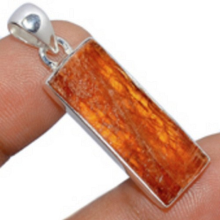 Bijoux en Cyanite Orange