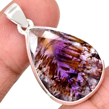 Bijoux en Cacochynite Super seven facettée