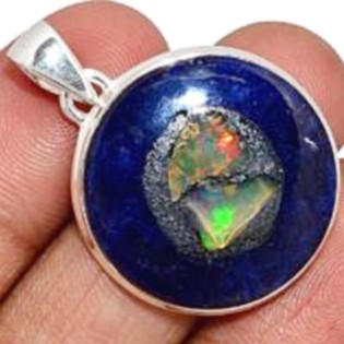 Bijoux en Opale Ethiopienne sur Sodalite