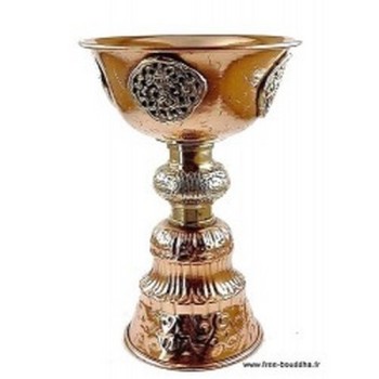 Lampe à beurre bouddhiste