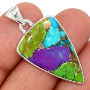 Bijoux en Turquoise tricolore