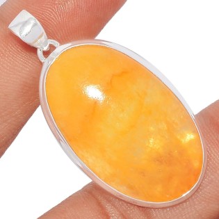 Bijoux en Agate Jaune à bandes