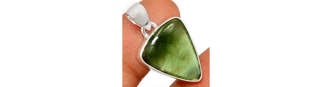 Bijoux en Jade vert Néphrite