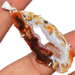 Bijoux en Agate Géode