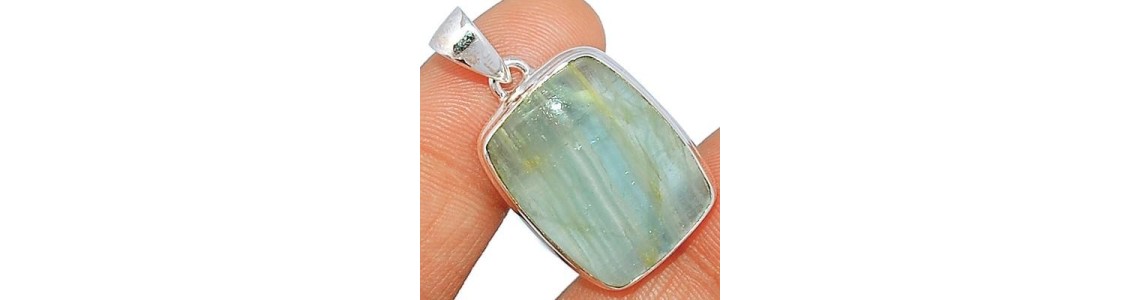 Bijoux en Calcite Luminaire