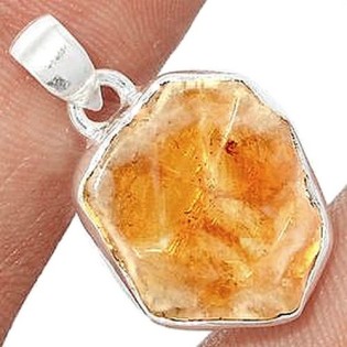 Bijoux en Citrine Tranche
