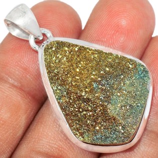 Bijoux en Pyrite arc-en-ciel