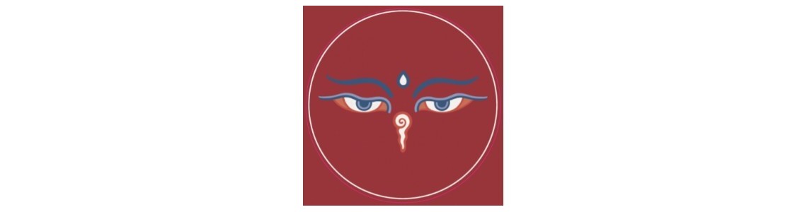 Stickers avec symboles bouddhistes