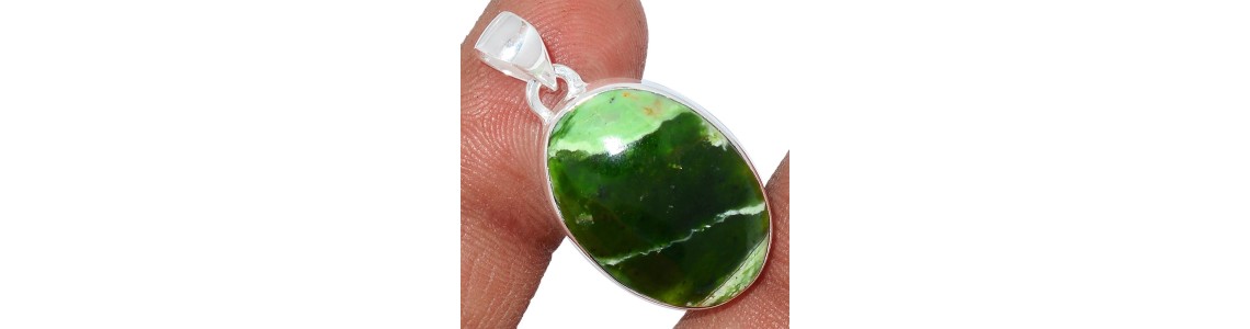 Bijoux en Calcédoine Chrome