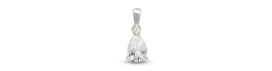 Bijoux en Pétalite Blanche