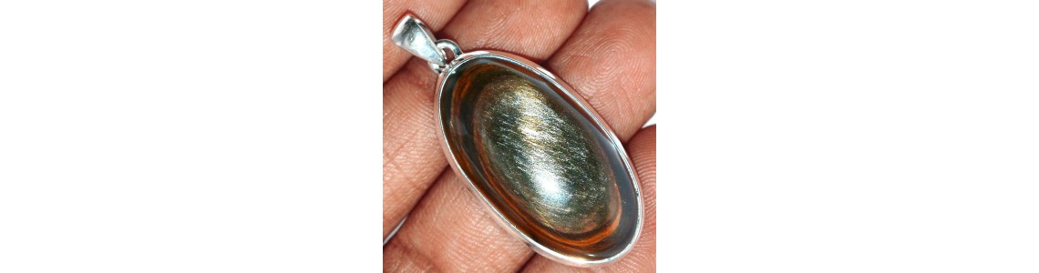 Bijoux en Obsidienne