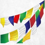 Drapeau de prière tibétain (guirlande)