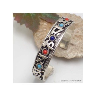 Bracelet tibétain avec mantras