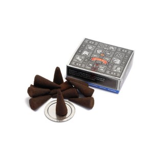 Cône d’encens tibétain pour méditation