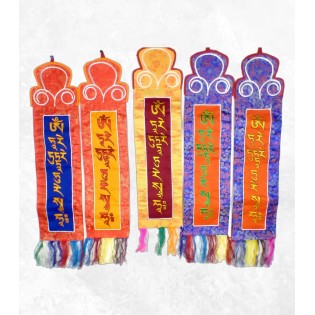 Bannières bouddhistes pour autel