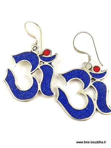 boucles-d-oreilles-tibetaines-symbole-bouddhiste