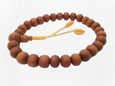 bracelet en bois de santal