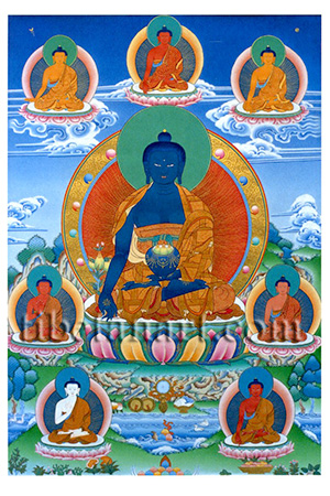 carte postale bouddha de medecine