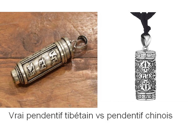 comment reconnaitre un vrai pendentif tibetain