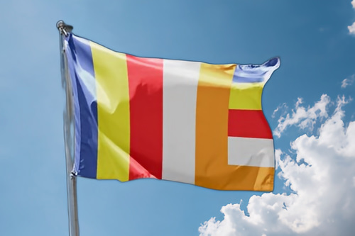 drapeau bouddhiste international