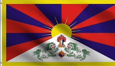drapeau officiel du Tibet