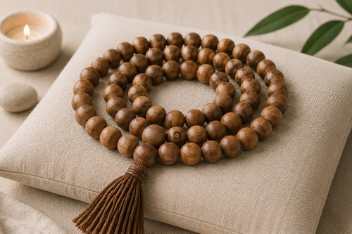 mala en bois de santal