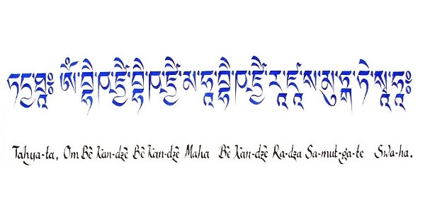 mantra-bouddha medecine signification