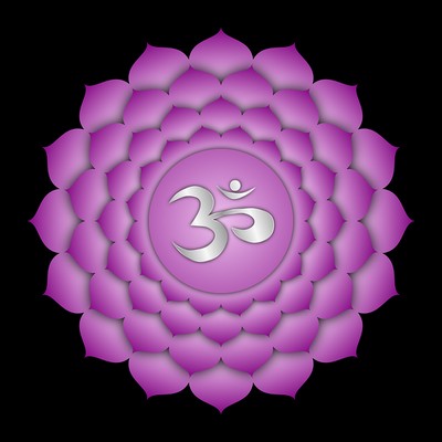 symbole chakra couronne 7
